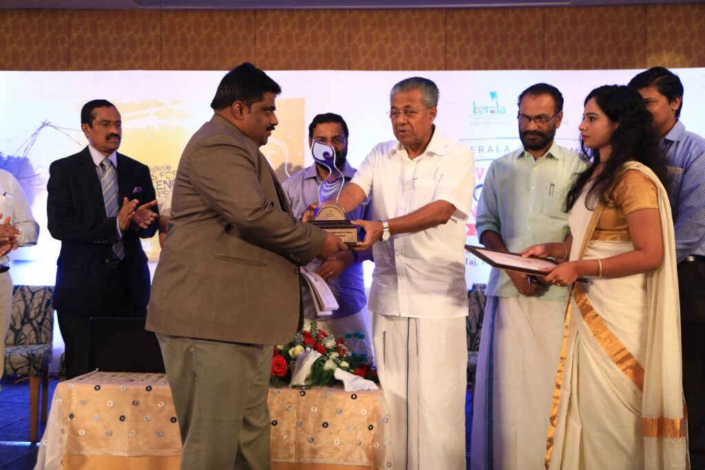Best Hotel Management Institute Award from Govt. of Kerala for the Eighth Time